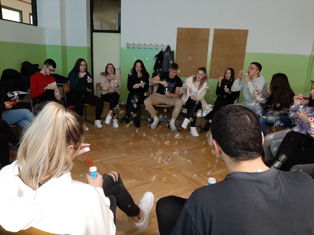 Studenti na radionici Friends resilience