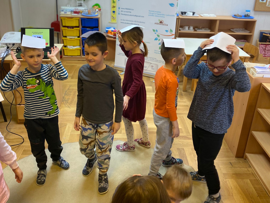 Predškolci na radionici Friends resilience programa